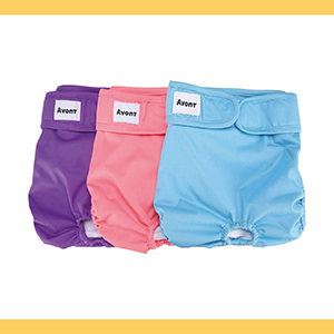 Pañales para perros hembra lavables