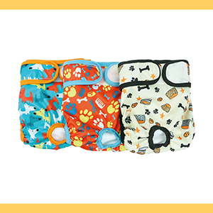 Pañales para perros hembra lavables