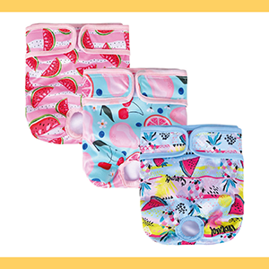 Pañales para perros hembra lavables