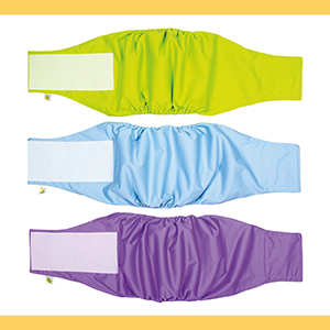 Pañales para perros macho lavables