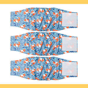 Pañales para perros macho lavables