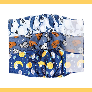 Pañales para perros macho lavables